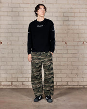 PLEASURES Luster heavyweight longsleeve black