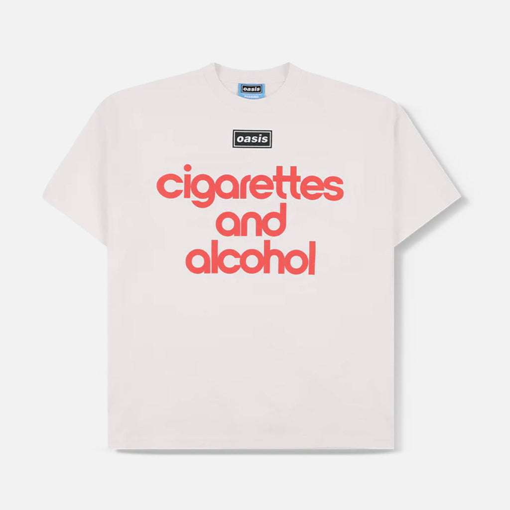 PLEASURES Nordique t-shirt vintage white