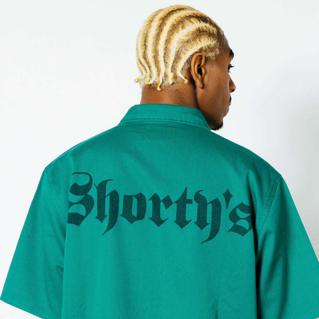 PLEASURES X SHORTYS GUTIERREZ WORK SHIRT