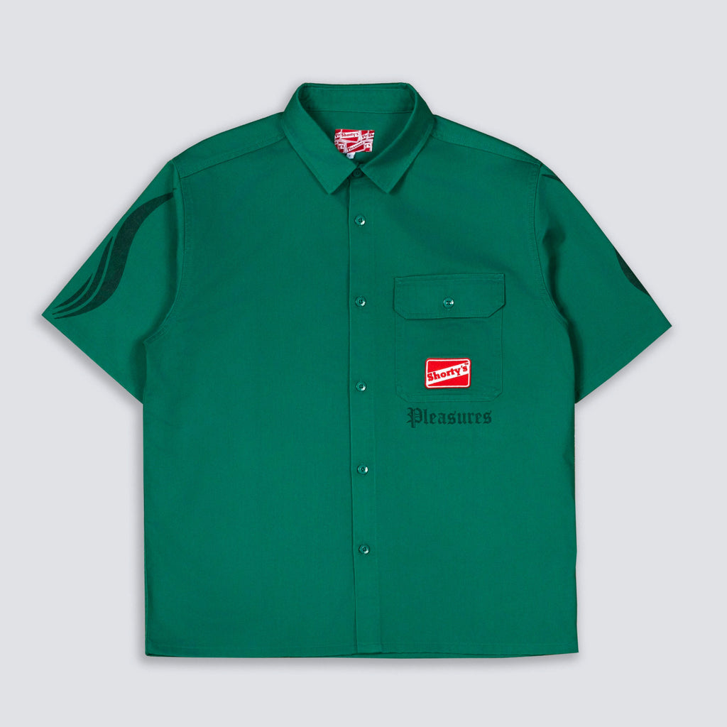 PLEASURES X SHORTYS GUTIERREZ WORK SHIRT