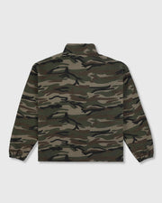 PLEASURES Textured camo quarter zip