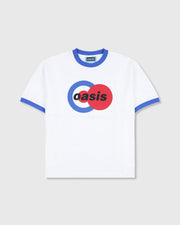 PLEASURES X OASIS 1996 Ringer t-shirt white