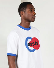 PLEASURES X OASIS 1996 Ringer t-shirt white