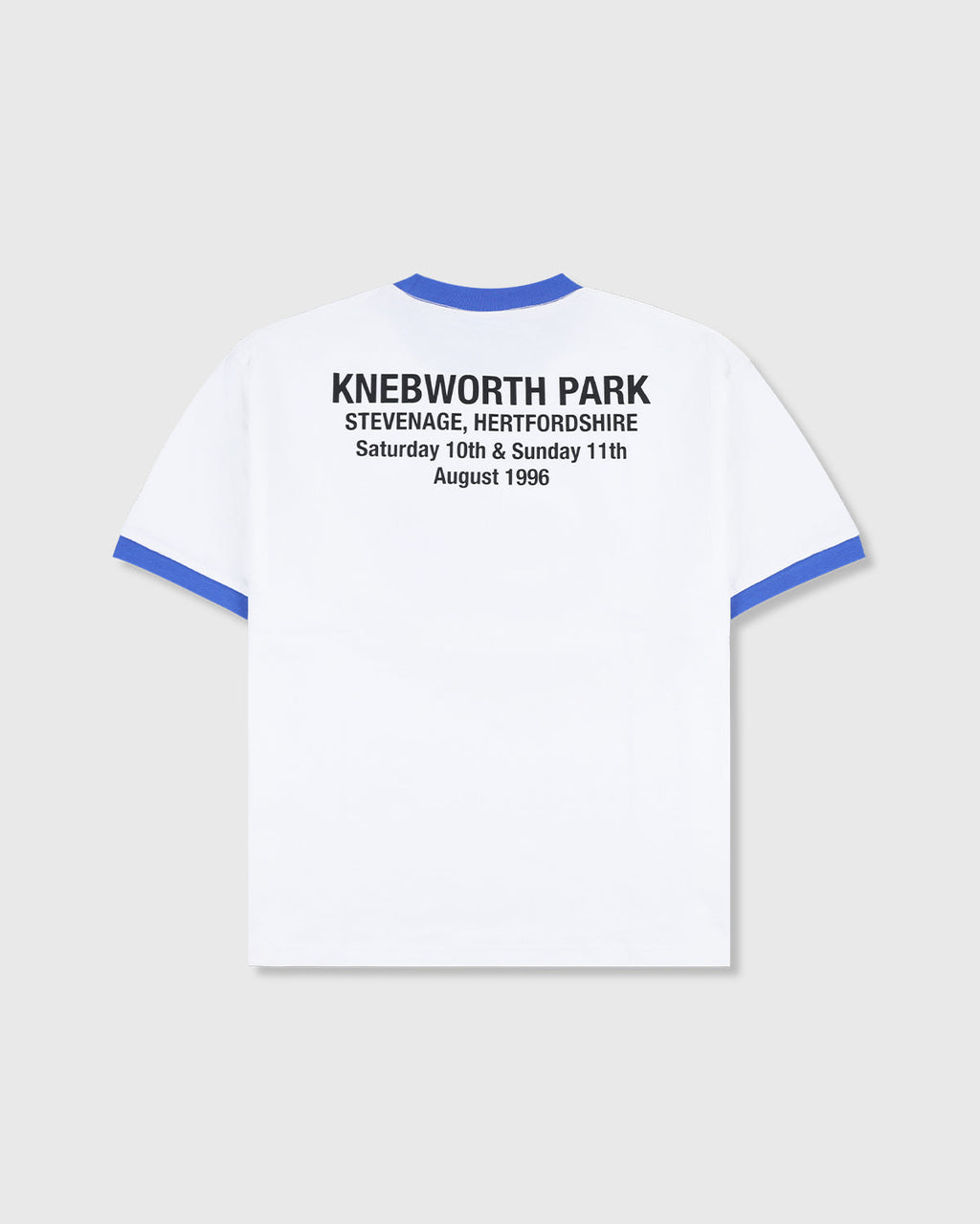 PLEASURES X OASIS 1996 Ringer t-shirt white