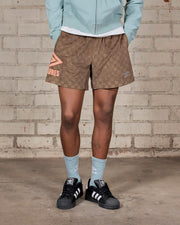 PLEASURES X UMBRO Classic shorts brown