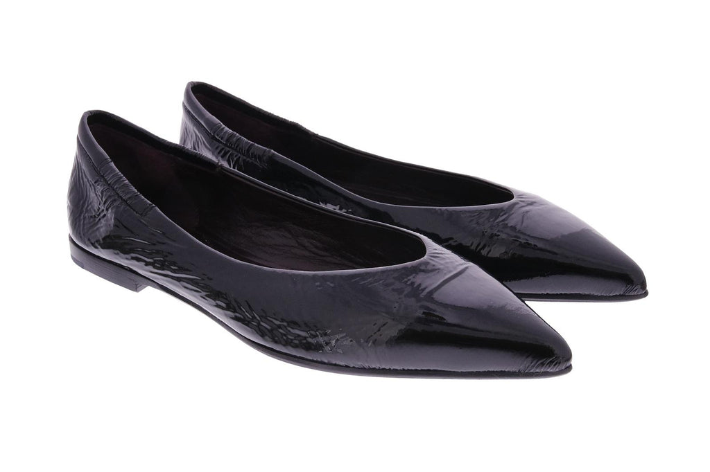 POMME D'OR Ballerinas black patent