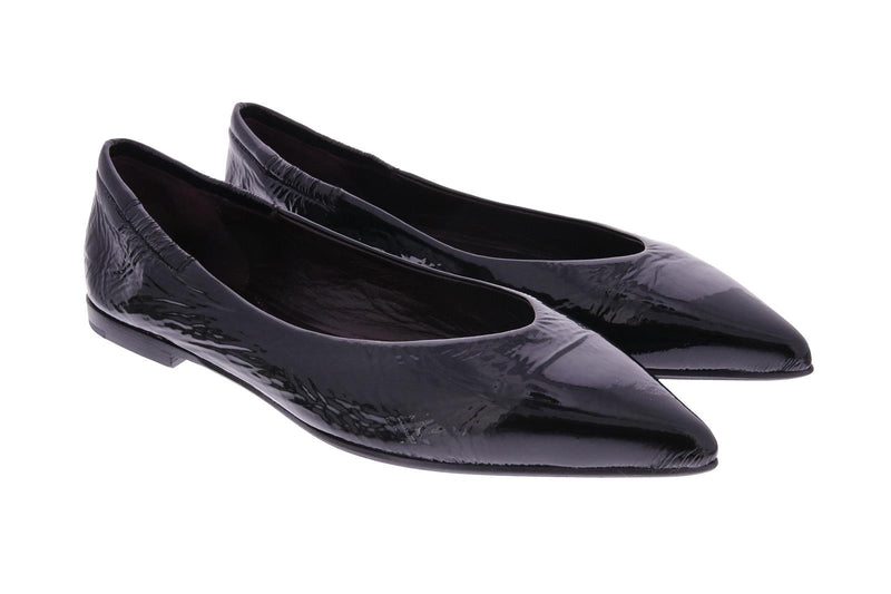 POMME D'OR Ballerinas black patent