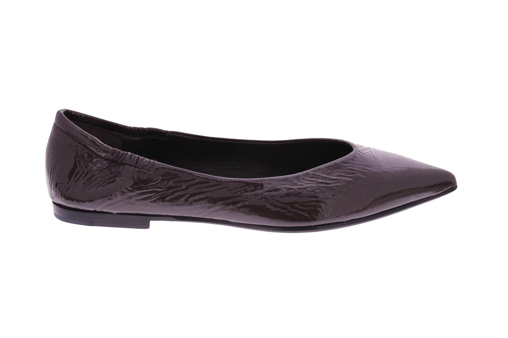 POMME D'OR Ballerinas dark brown patent