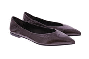 POMME D'OR Ballerinas dark brown patent