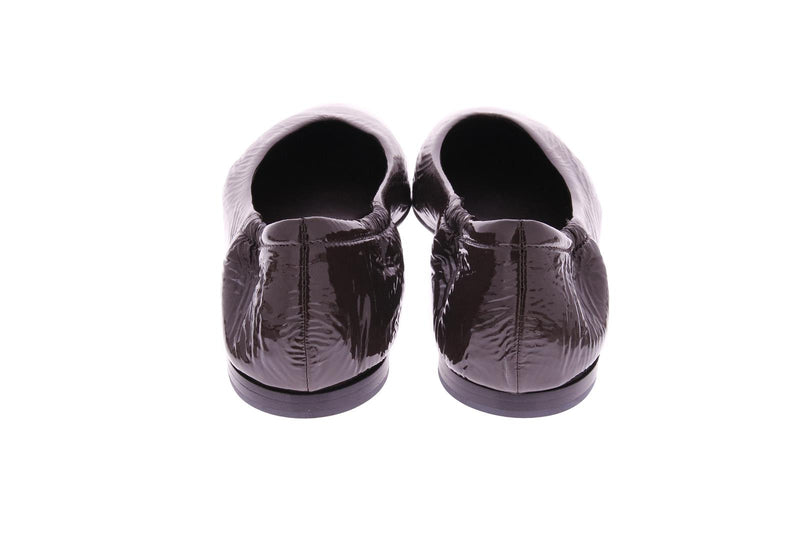 POMME D'OR Ballerinas dark brown patent