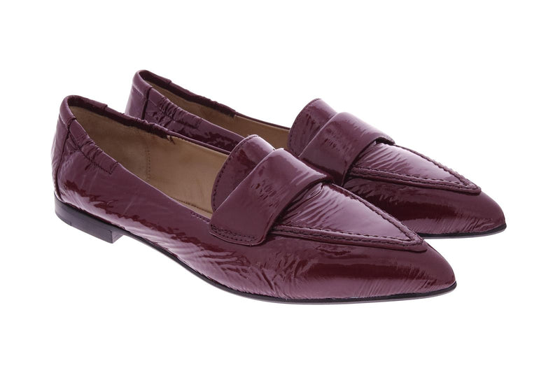 POMME D'OR Loafers burgundy patent