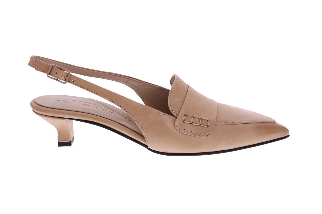 POMME D'OR Slingback pumps soft mocha brown