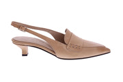 POMME D'OR Slingback pumps soft mocha brown