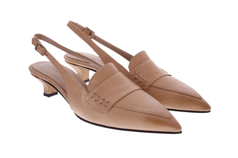 POMME D'OR Slingback pumps soft mocha brown