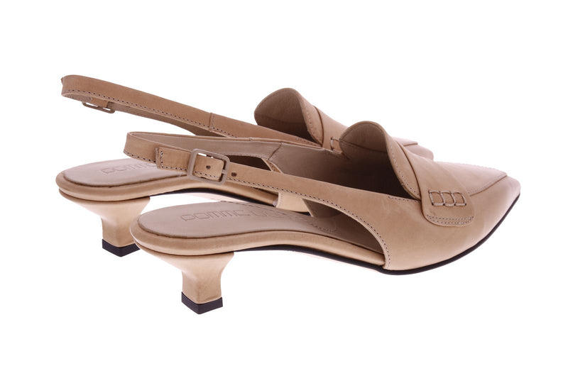 POMME D'OR Slingback pumps soft mocha brown