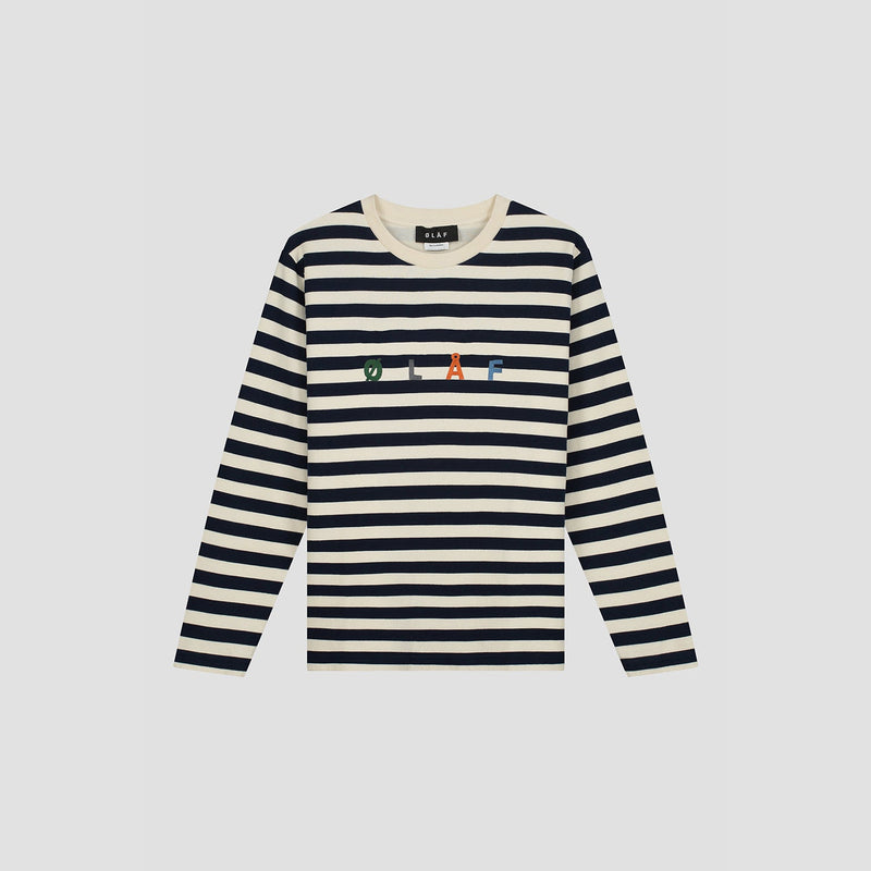 STRIPE SANS LS TEE