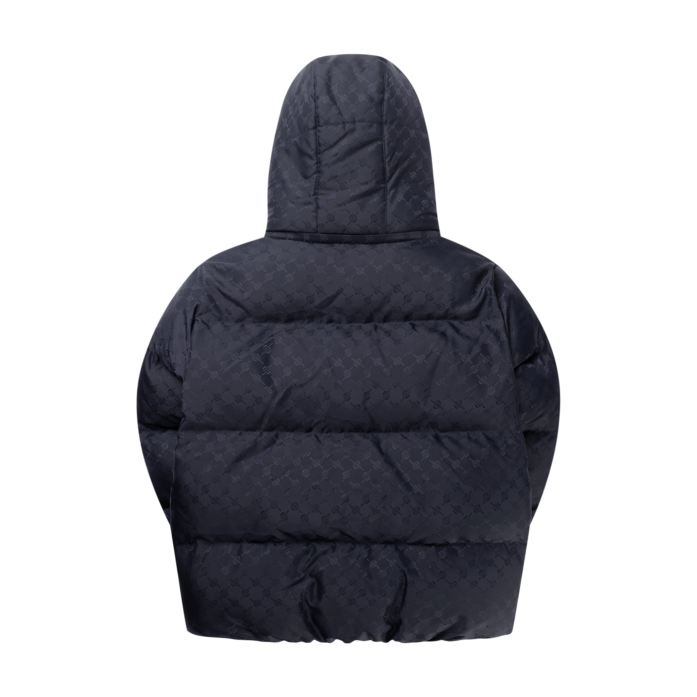 Daily Paper - Black Monogram Cropped Puffer Jacket – Daily Paper