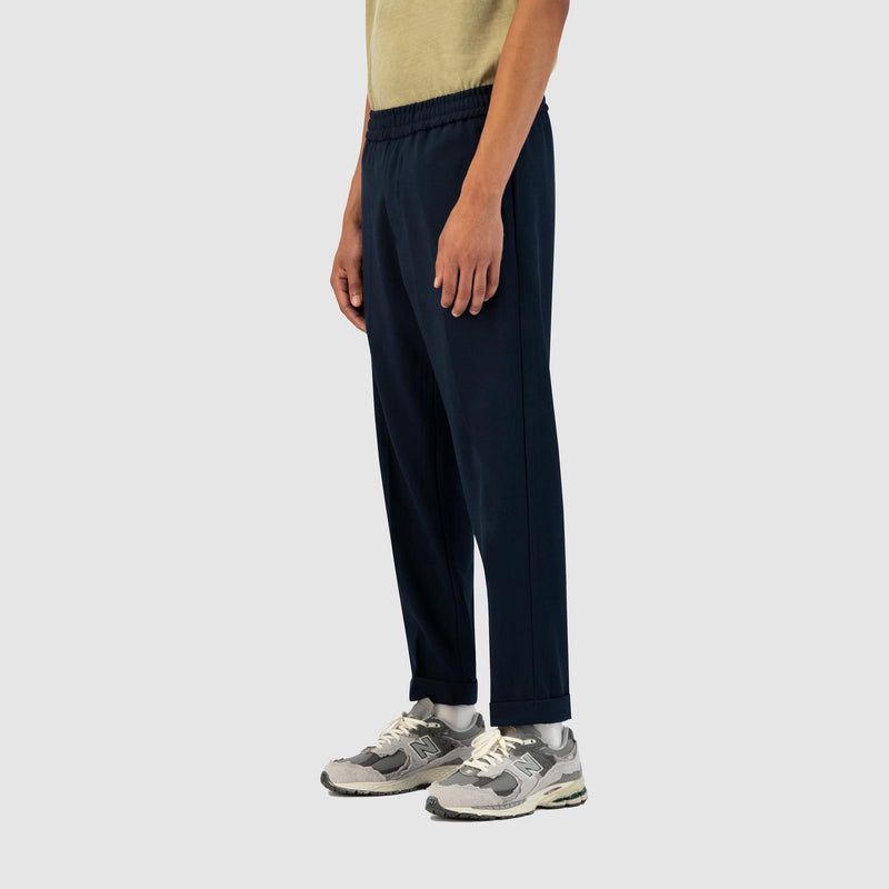 SLIM ELASTICATED TROUSERS