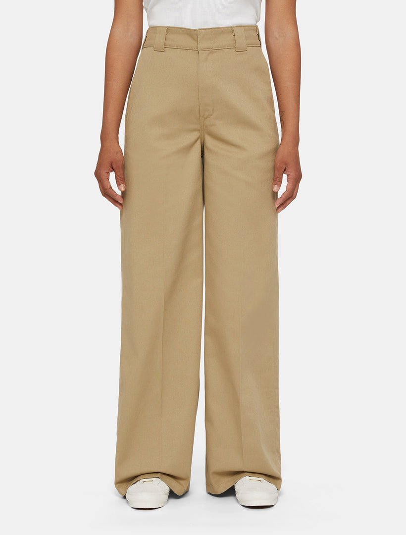 WIDE LEG WORK PANT W