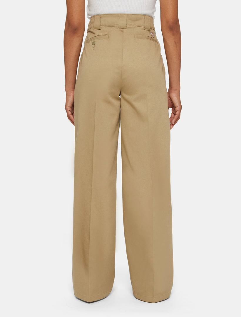 WIDE LEG WORK PANT W