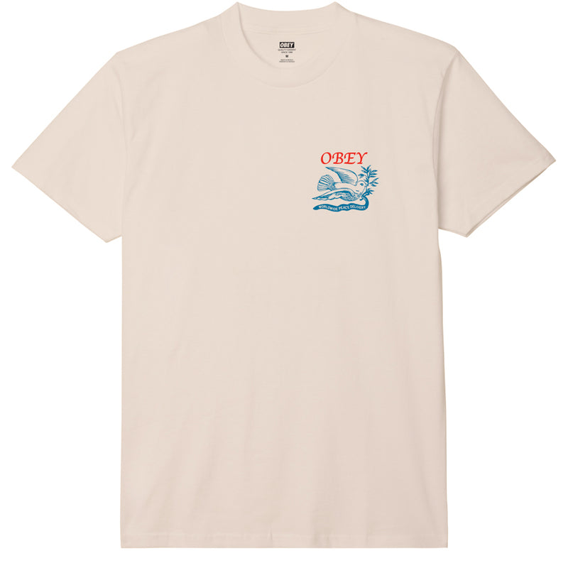 OBEY PEACE DELIVERY DOVE TEE