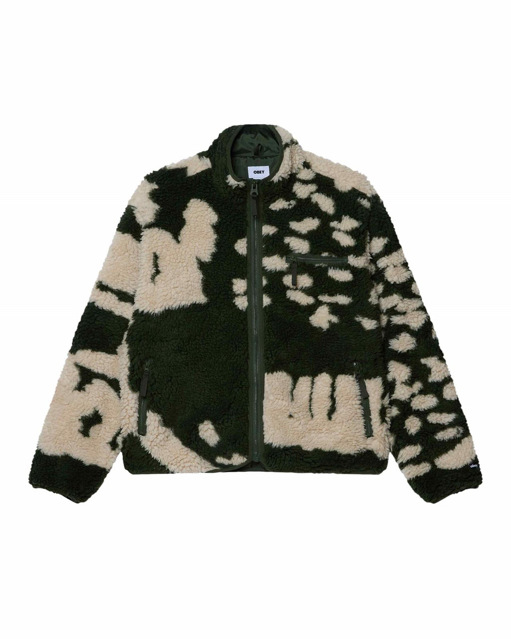 OBEY SHAGGY SHERPA JACKET