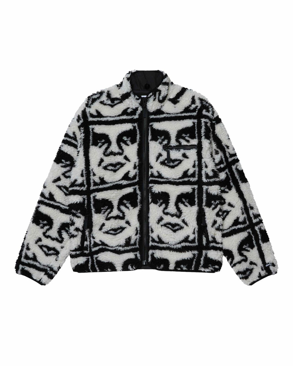 OBEY REPEATED ICON SHERPA JACKET