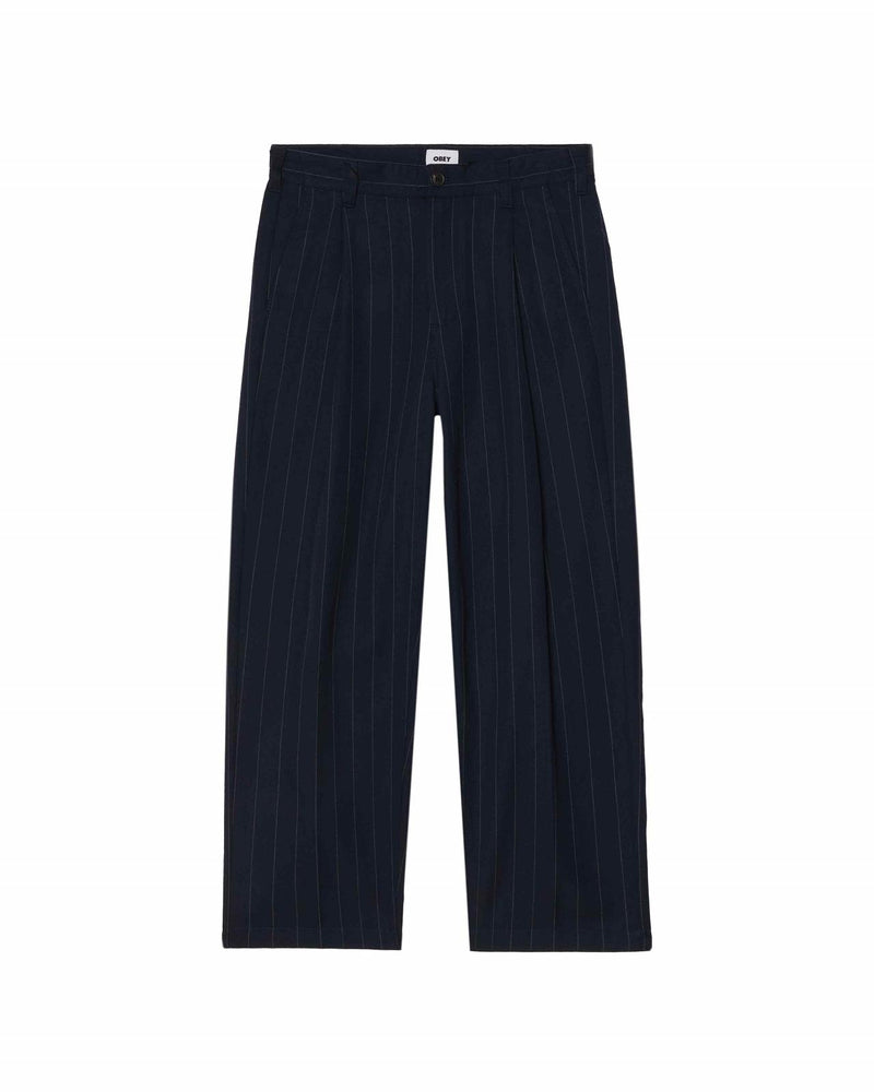 DEAN STRIPE PLEATED PANT