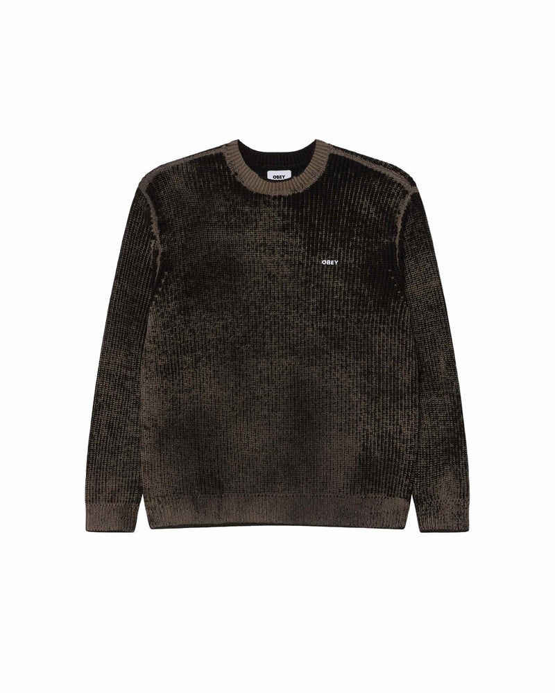 OBEY SPRAY EFFECT SWEATER