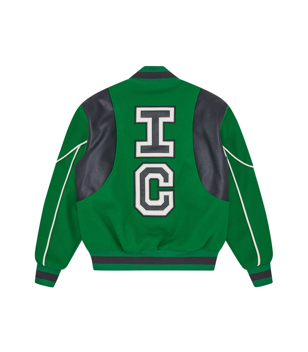 PANELLED VARSITY JACKET