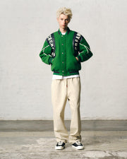 PANELLED VARSITY JACKET