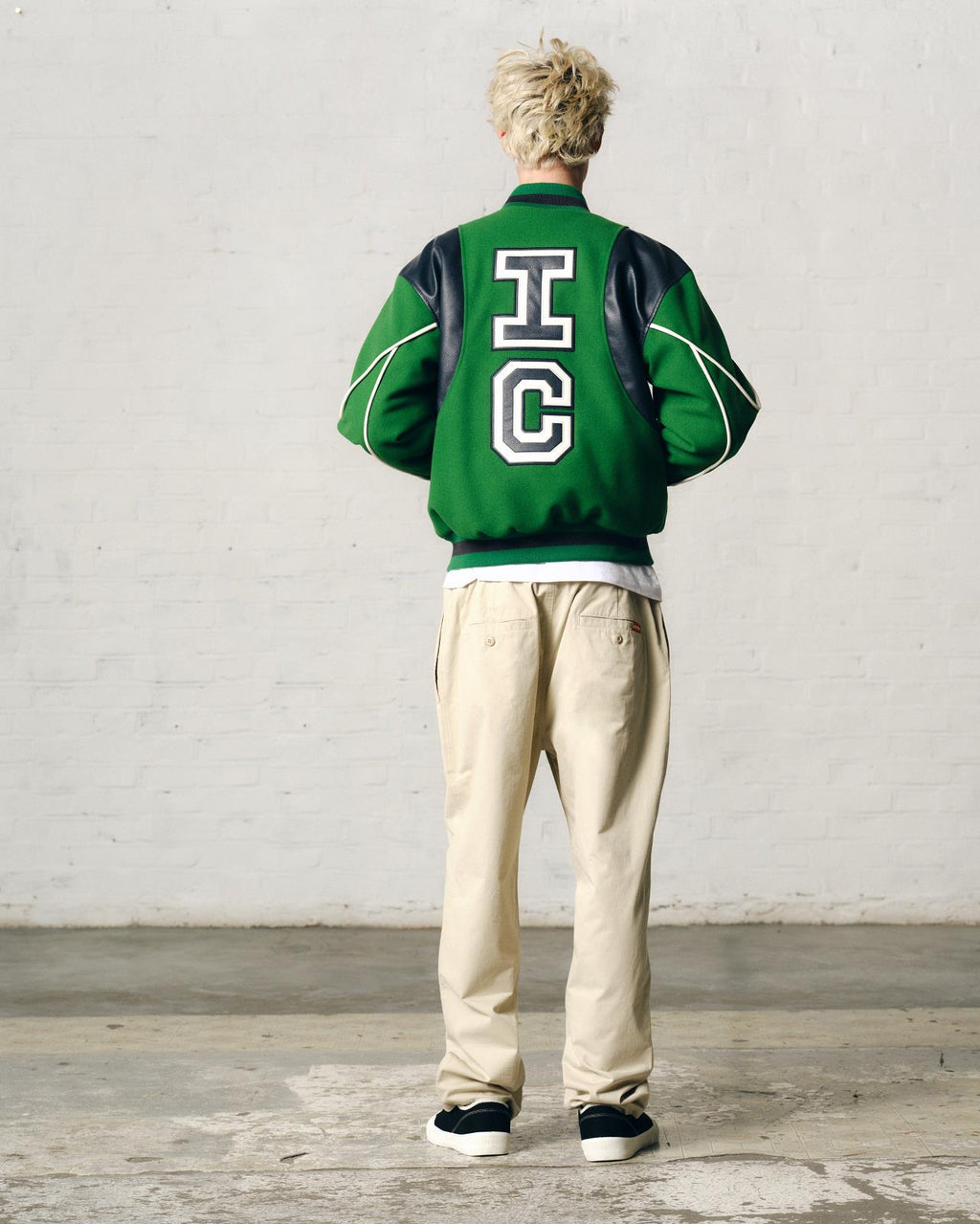 PANELLED VARSITY JACKET