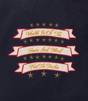 FANFARE SCRIPT LOGO VARSITY JACKET