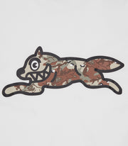 CHOC CHIP CAMO RUNNING DOG T-SHIRT