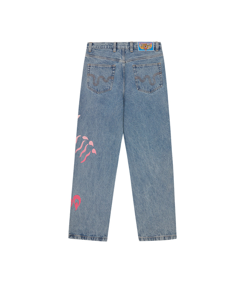 TIGER TRIPLE SCOOP DENIM PANTS