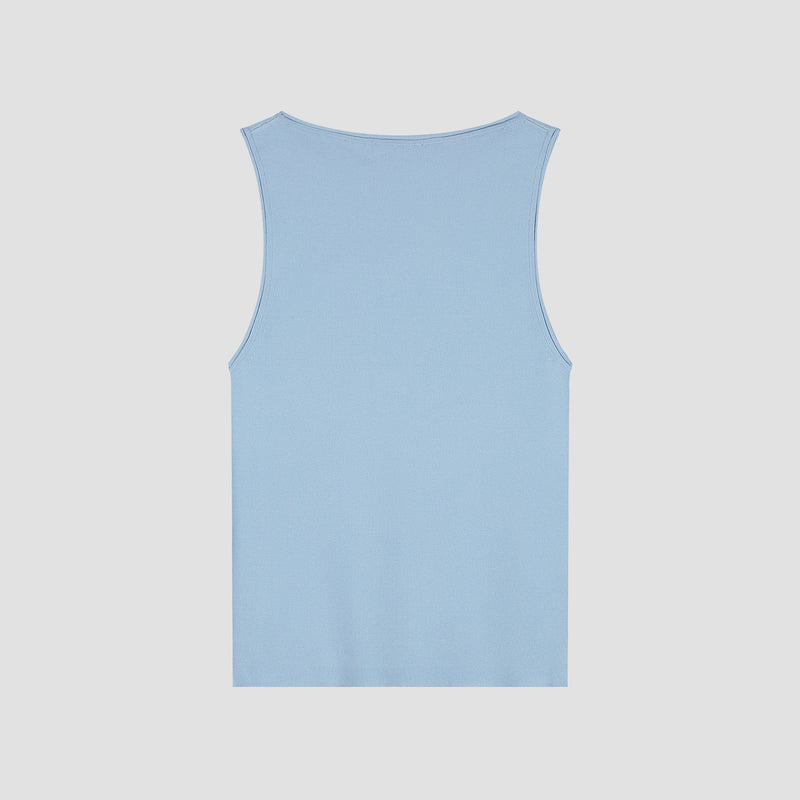 RETRO LOGO SLEEVELESS KNIT