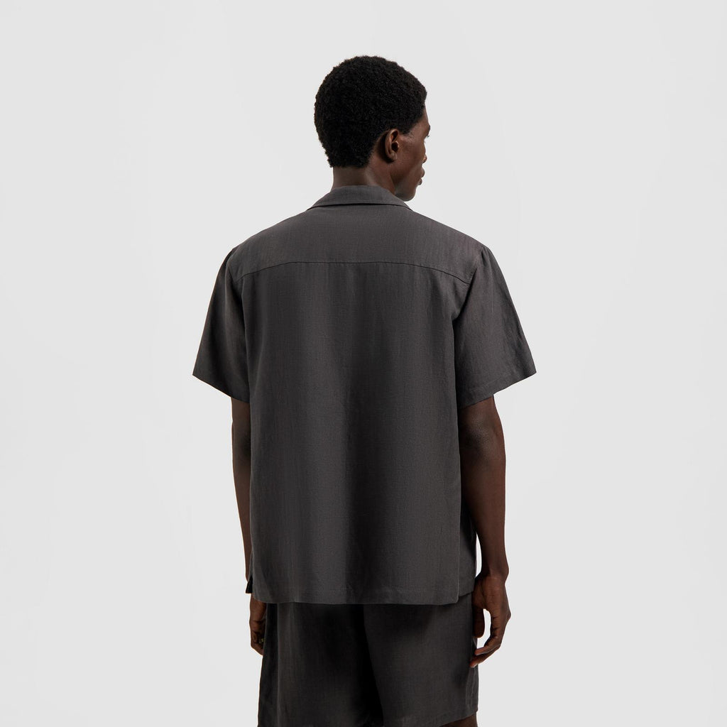LINEN BLEND SS SHIRT