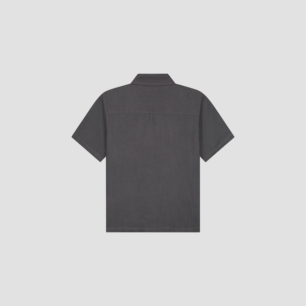 LINEN BLEND SS SHIRT