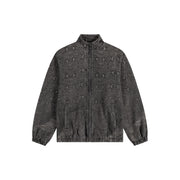 DENIM SNAKE TRACK JACKET
