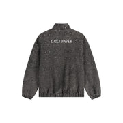 DENIM SNAKE TRACK JACKET