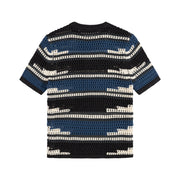 KENTE STRIPE KNIT SHIRT