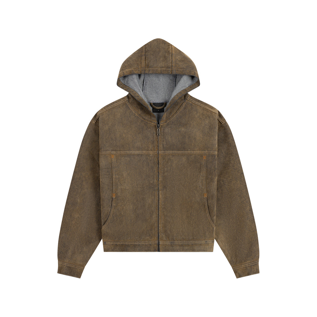 VELVET SHIELD DENIM JACKET