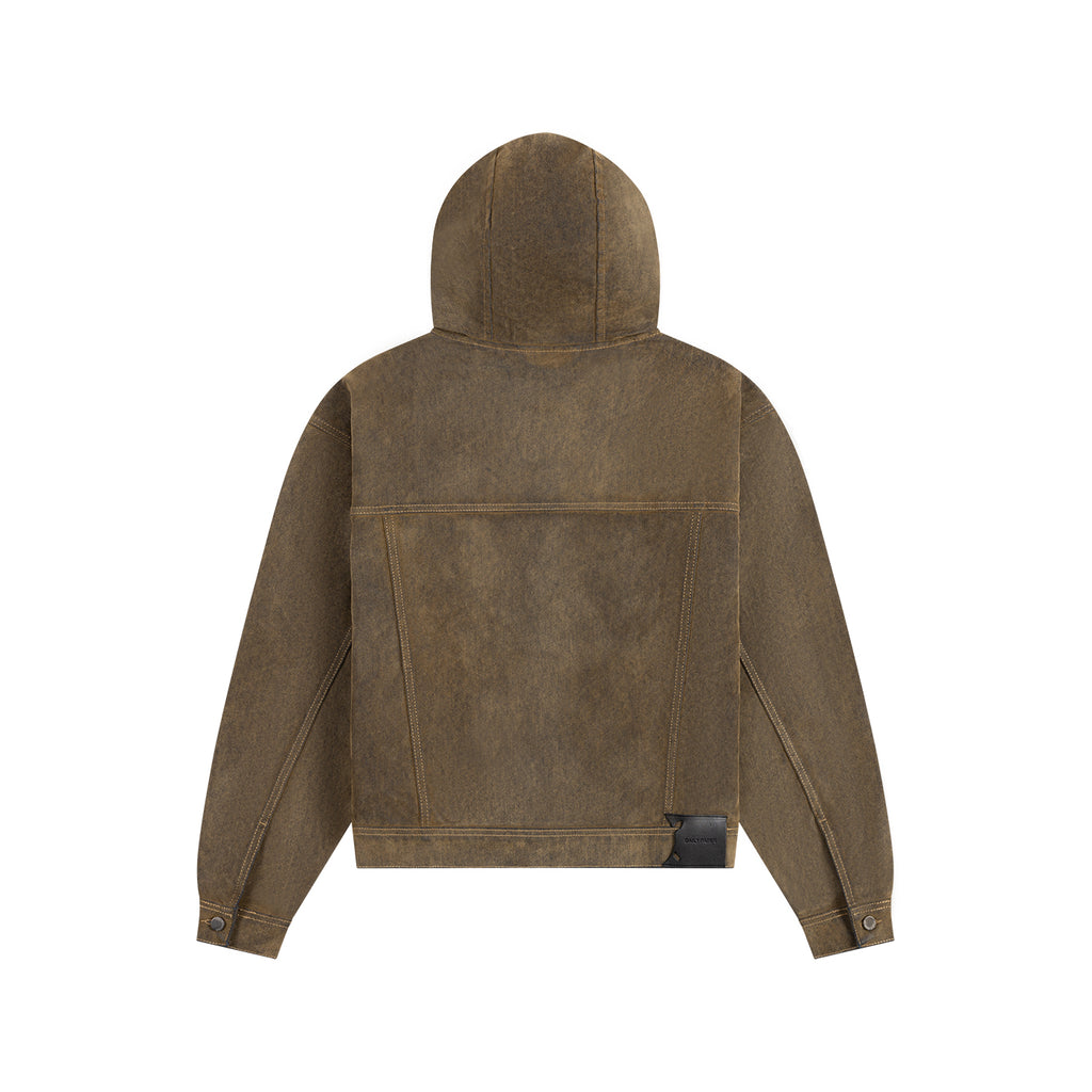 VELVET SHIELD DENIM JACKET