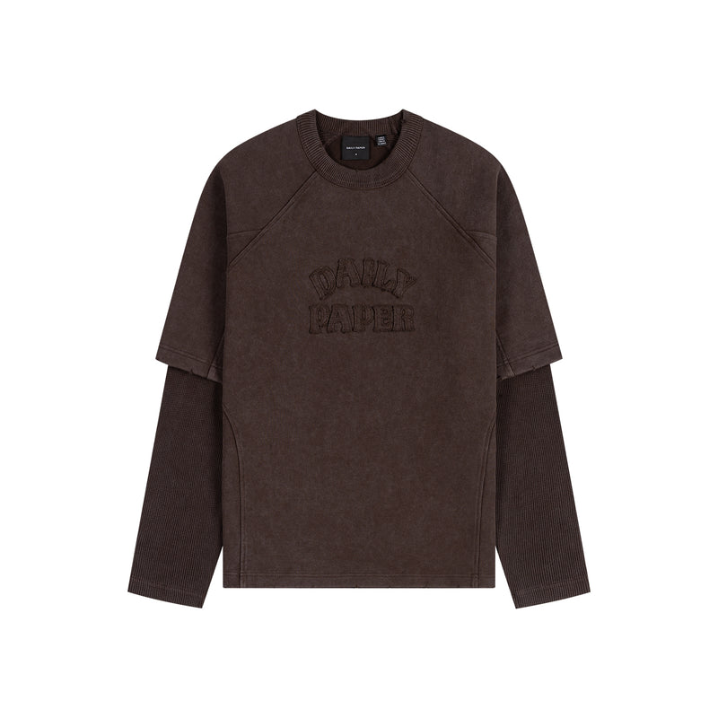 RAGLAN STACKED LAYERED LS T-SHIRT