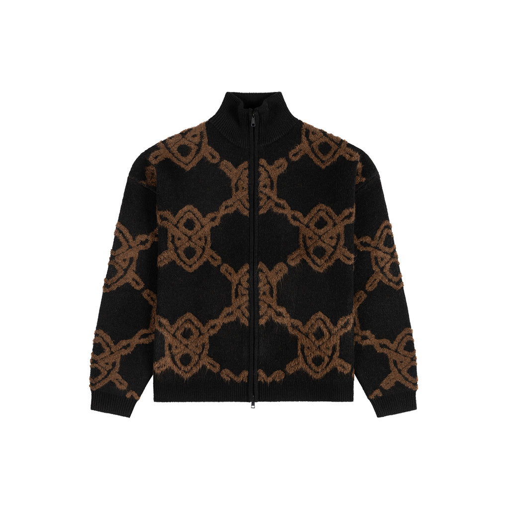 SHIELD KNIT ZIP UP