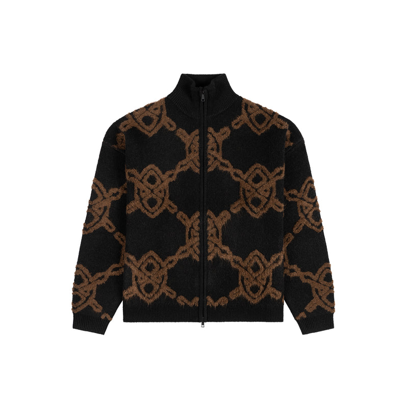 SHIELD KNIT ZIP UP