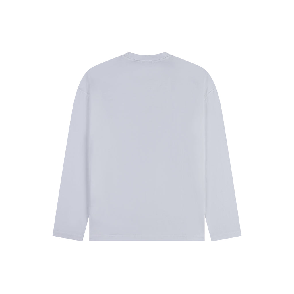 METALLIC STICKER LS T-SHIRT