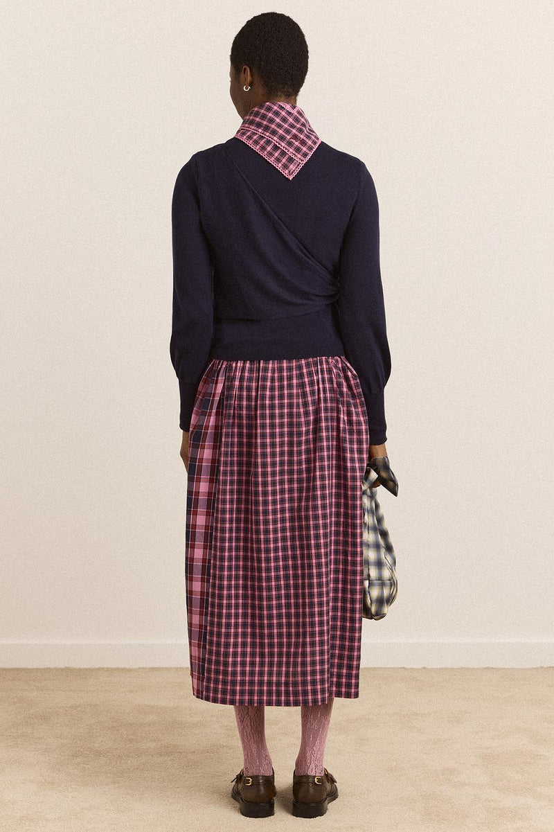 VENNA WRAP MERINO WOOL CARDIGAN