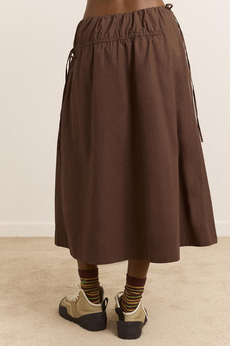 CASPIA VOLUME MIDI SKIRT