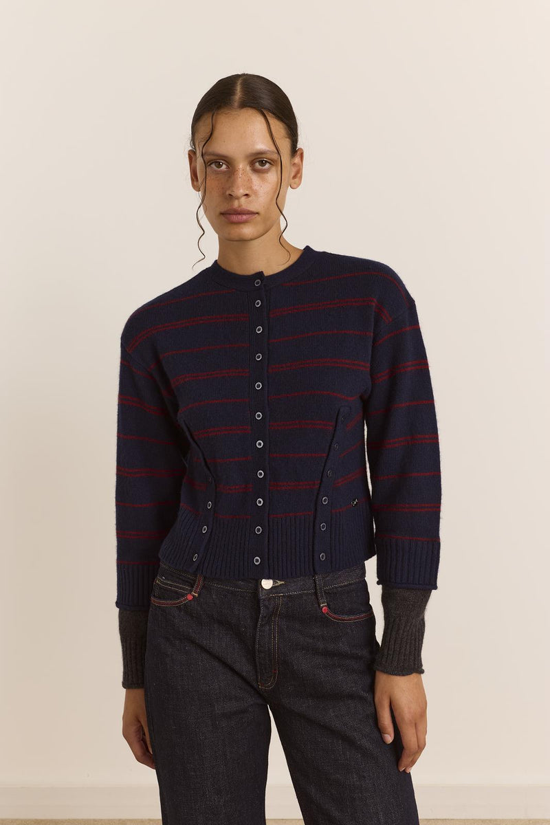 FRANNY MERINO WOOL CARDIGAN